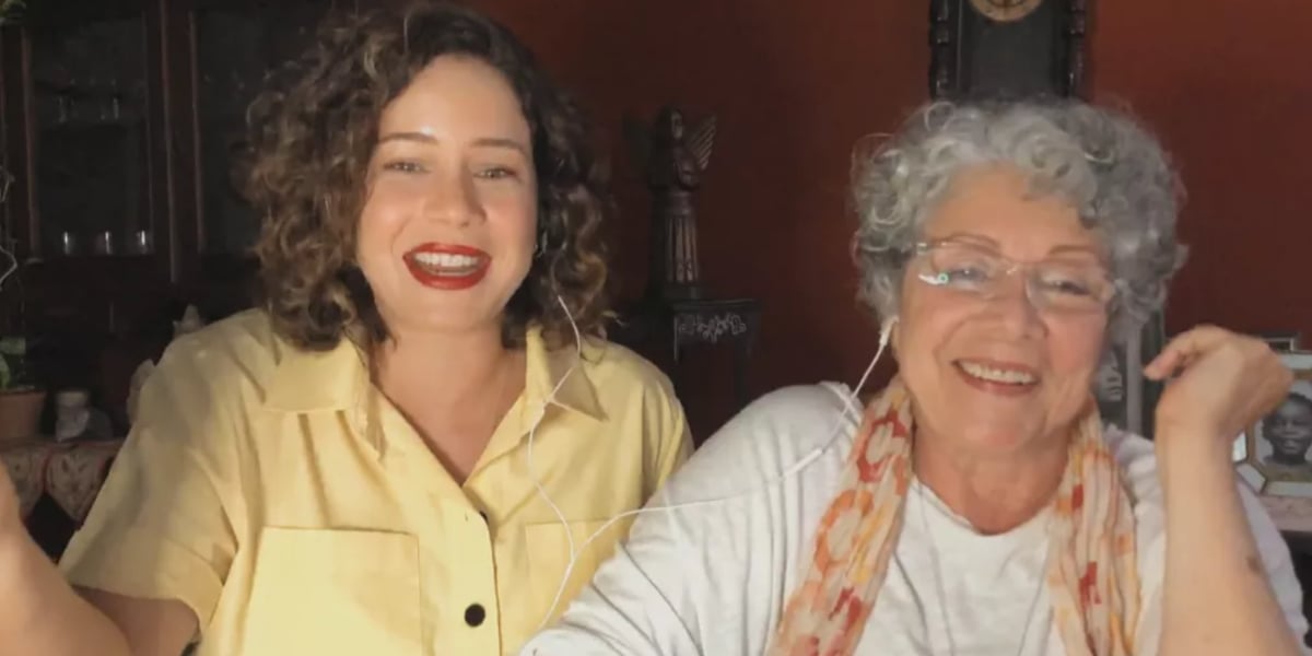 Ângela Leal e a filha, Leandra Leal - Foto: Reprodução