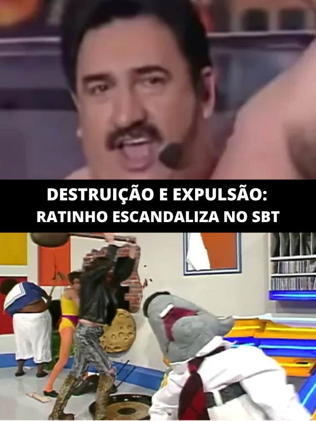 Cenário destruído, sem roupa e expulsão: O que Ratinho vive no SBT