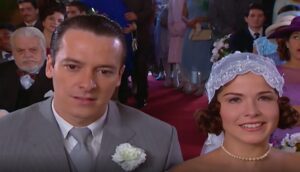 Guilherme leva Celina ao altar em Chocolate com Pimenta (Foto: Reprodução / Globo)