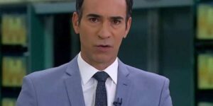 César Tralli revelou que  já chorou no elevador de casa (Foto Reprodução/Internet)