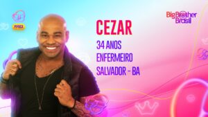 Cezar é integrante do grupo Pipoca (Foto: Reprodução / Gshow)