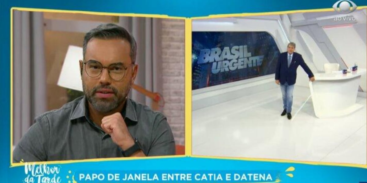 Datena e Alex Sampaio - Foto: Reprodução