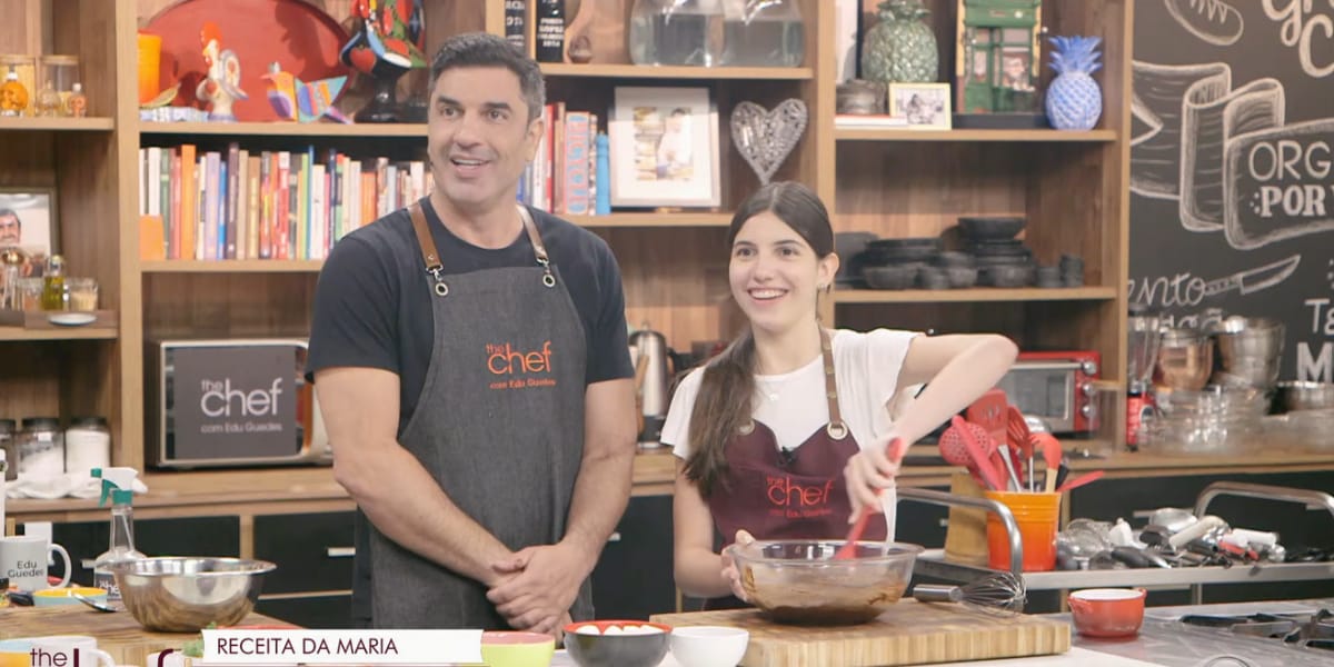 Edu Guedes e Maria Eduarda (Reprodução: Band)