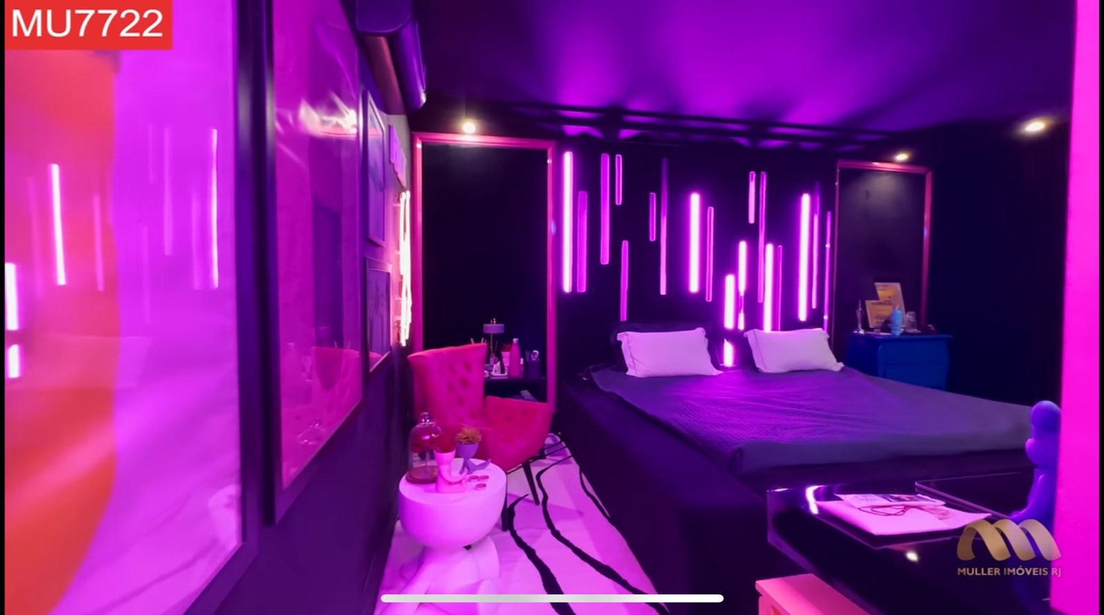 Quarto do sexo na mansão - Foto Reprodução Youtube