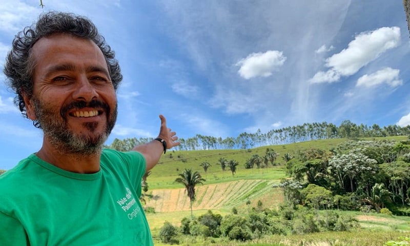 O ator em sua fazenda - Foto: Reprodução