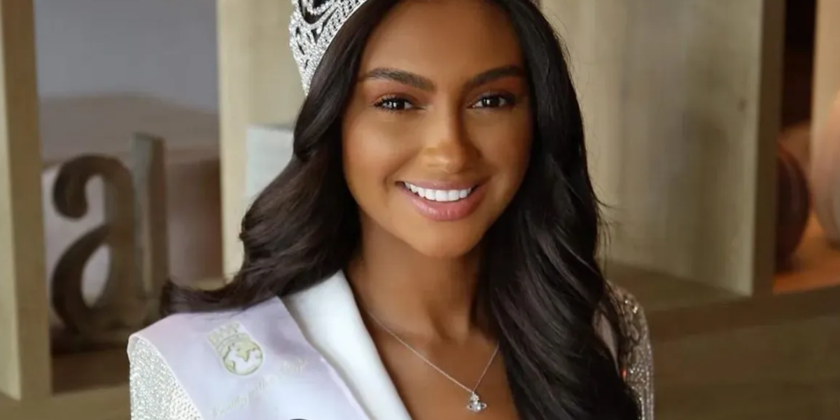 Darcey Corria, eleita a Miss País de Gales em 2022 e concorrente ao Miss Mundo em maio desse ano, sofreu um grave acidente (Foto: Reprodução)