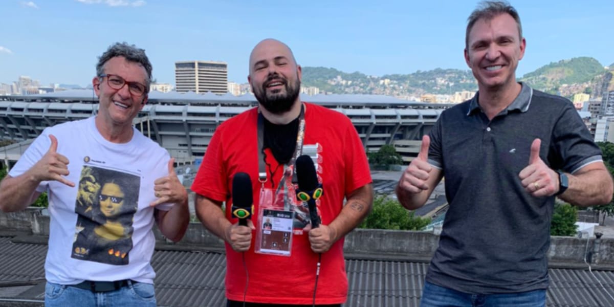 Neto, Kascão e Veloso (Reprodução: Instagram)