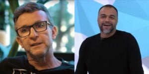 Neto e Denílson já trocaram farpas publicamente (Reprodução: Montagem TV Foco)