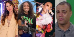 Patrícia Abravane, Vitão,  Ivete Sangalo e  Denílson Reprodução)