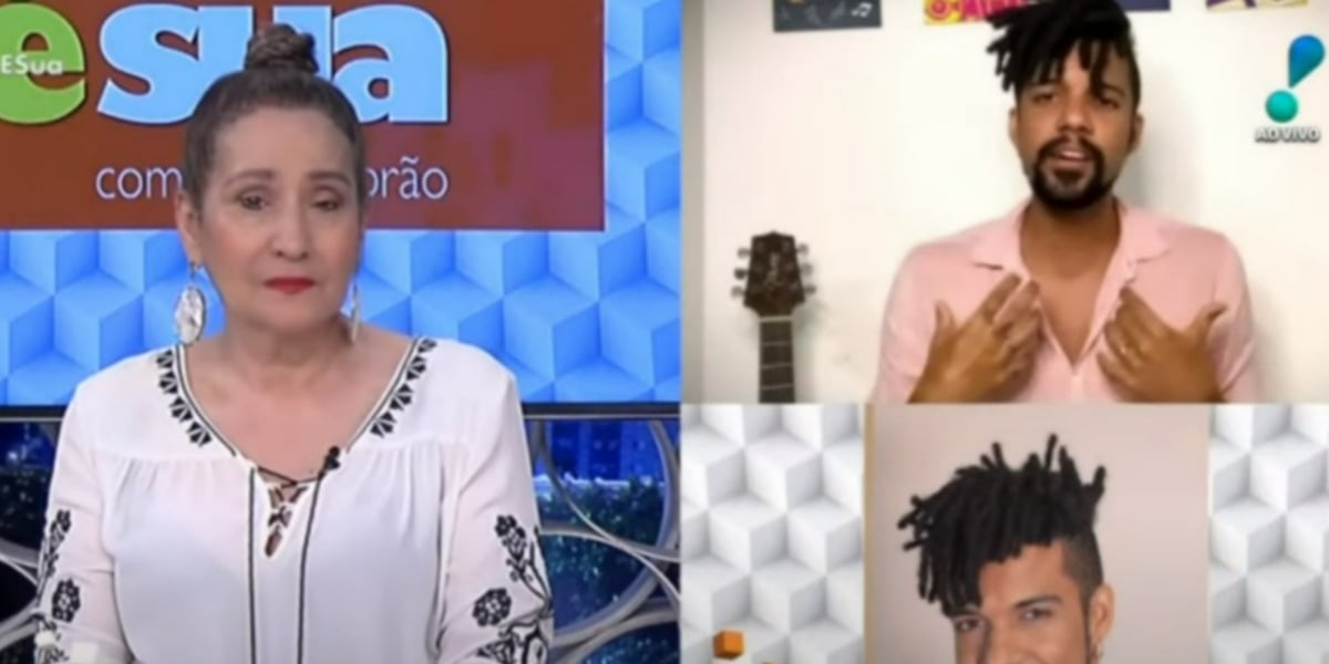 Sonia Abrão mostrou drama de D'Black (Foto: Reprodução/RedeTV!)