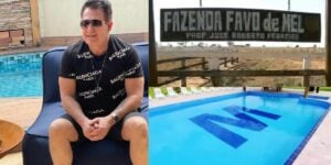 A Fazenda Favo de Mel do sertanejo Marrone (Reprodução: Montagem TV Foco)