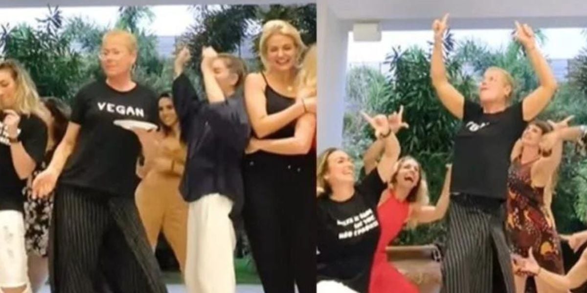 Andrea Veiga ao lado de Xuxa e outras ex-paquitas (Foto: Reprodução / Instagram) Andrea Veiga ao lado de Xuxa e outras ex-paquitas (Foto: Reprodução / Instagram)