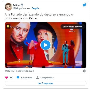 Em noite de estreia de Ana Furtado fora da Globo, apresentadora comete erro feito e Brasil não economiza nas críticas - Foto Reprodução Twitter