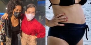 Âncora do Jornal Nacional, Aline Midlej, mostra barriguinha de gravidez (Foto: Reprodução)