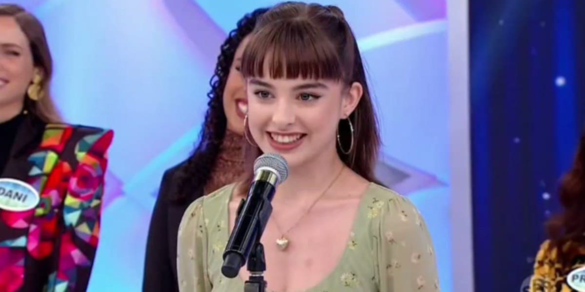 Bel Moreira se assumiu lésbica durante o programa de Silvio Santos (Reprodução: SBT)