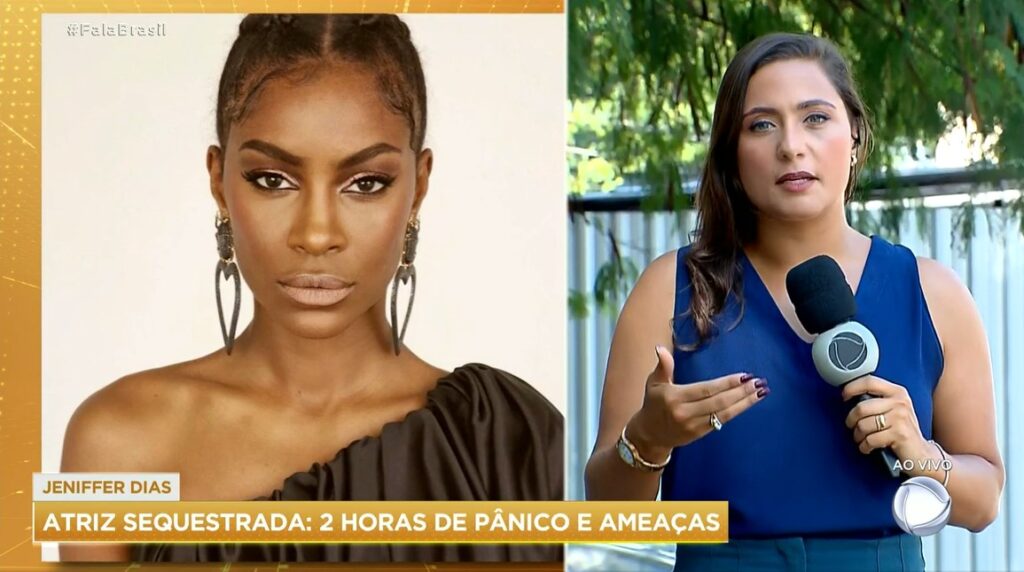 Repórter da Record falou sobre os momentos de terror que Jennifer Dias