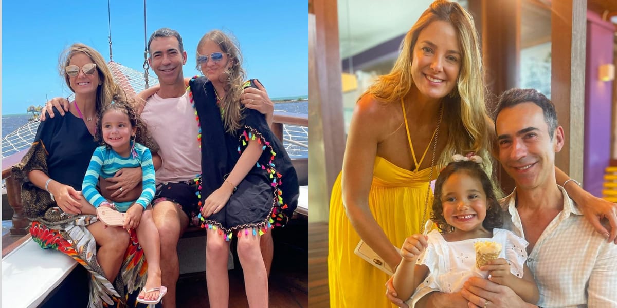 César Tralli, Ticiane Pinheiro, Manuela e Rafinha Justus curtiram as férias todos juntos (Reprodução: Instagram)