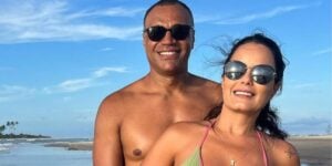 Denílson e Luciele Di Camargo (Foto: Reprodução /  Instagram)
