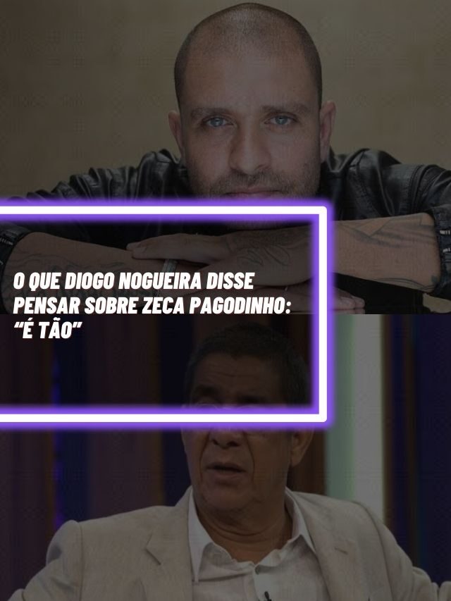 O que Diogo Nogueira disse pensar sobre Zeca Pagodinho: “É tão”
