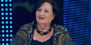 Dona Déa Lúcia, no Programa Domingão com Huck, da Globo - Foto Reprodução TV Globo