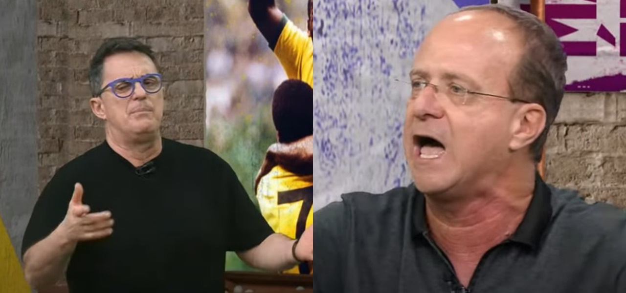 Fernando Fernandes, que está cobrindo Neto, discutiu com um comentarista da Band nos Donos da Bola