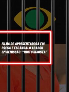 Filha de apresentadora foi presa e escândalo acabou em demissão (Foto - Montagem TV Foco).
