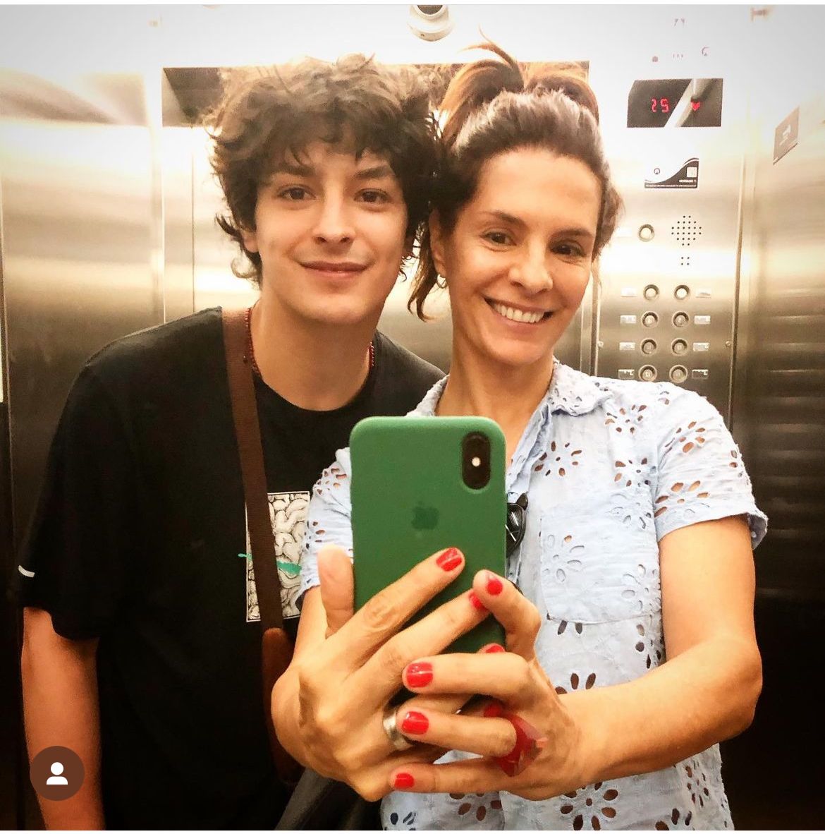 Helena Rinaldi e o seu filho Pedro - Foto Reprodução Instagram