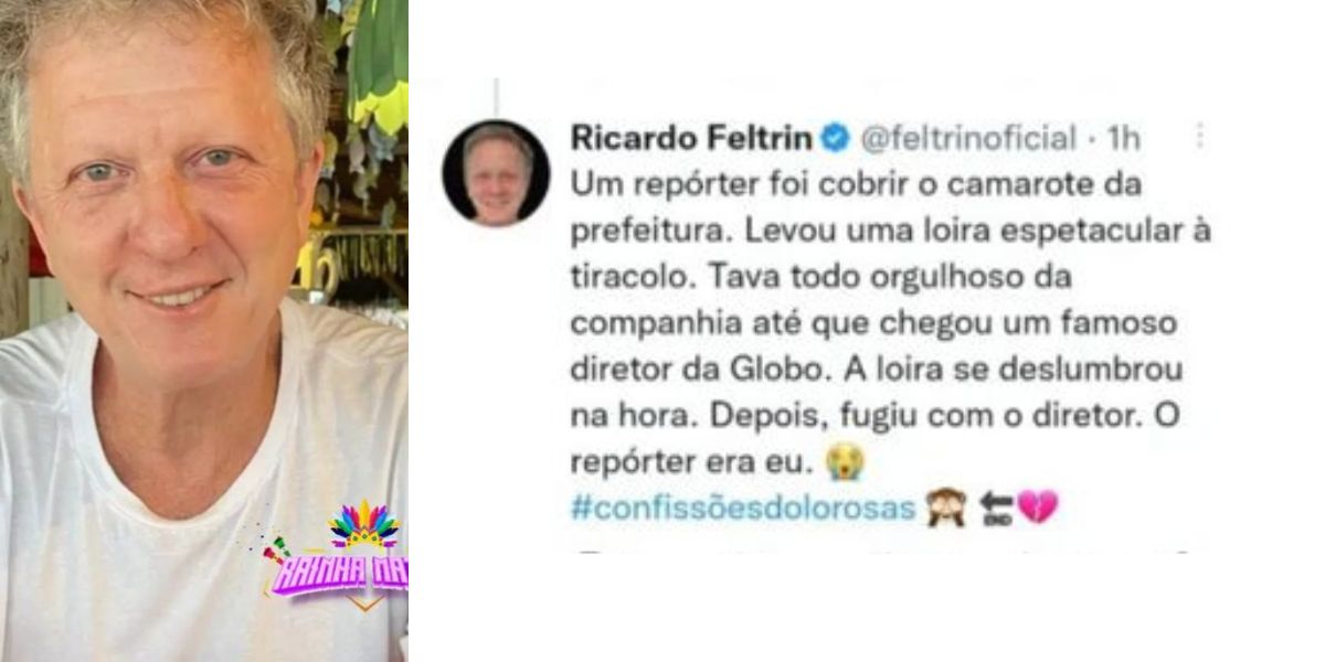 Ricardo Feltrin escandaliza com polêmica com diretor da Globo  (Foto: Reprodução / Instagram) 