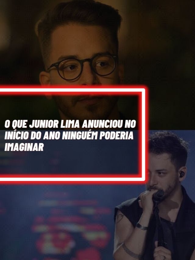 O que Junior Lima anunciou no início do ano ninguém poderia imaginar