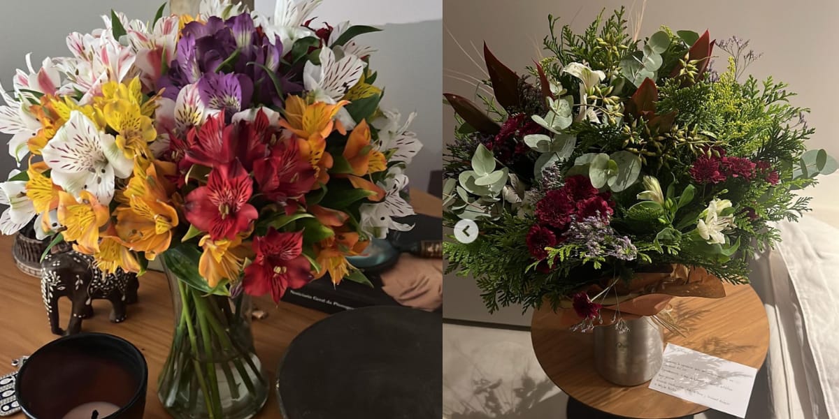 Maju Coutinho se mostrou apaixonada por flores, Maju Coutinho - Foto Reprodução