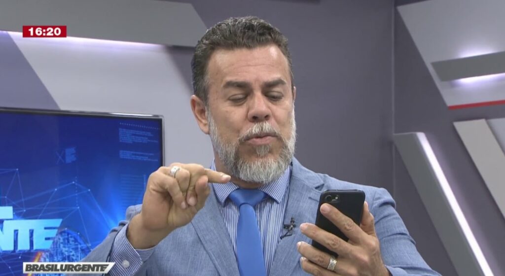Marcos Maracanã, âncora do Brasil Urgente Minas