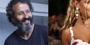 Marcos Palmeira / Sua filha Júlia - Foto Montagem TV Foco