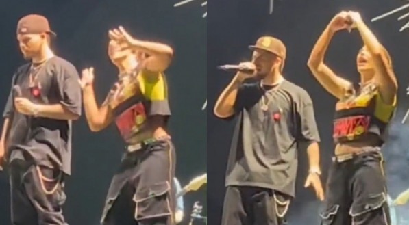 O cantor Zé felipe e Virginia Fonseca em show no Carnaval - Foto Reprodução Internet O cantor Zé felipe e Virginia Fonseca em show no Carnaval - Foto Reprodução Internet