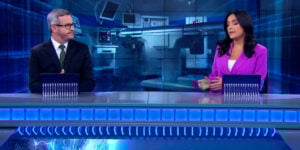 SBT Brasil apresentou pane ao vivo e jornalista teve que fazer apelo nas redes sociais (Foto: Reprodução/ SBT)