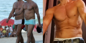 Galã veterano da Globo foi flagrado aos beijos com homem na rua (Foto: Divulgação)