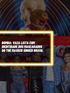 Vaza lista com a identidade dos mascarados do The Masked Singer Brasil (Foto - Montagem - TV Foco).