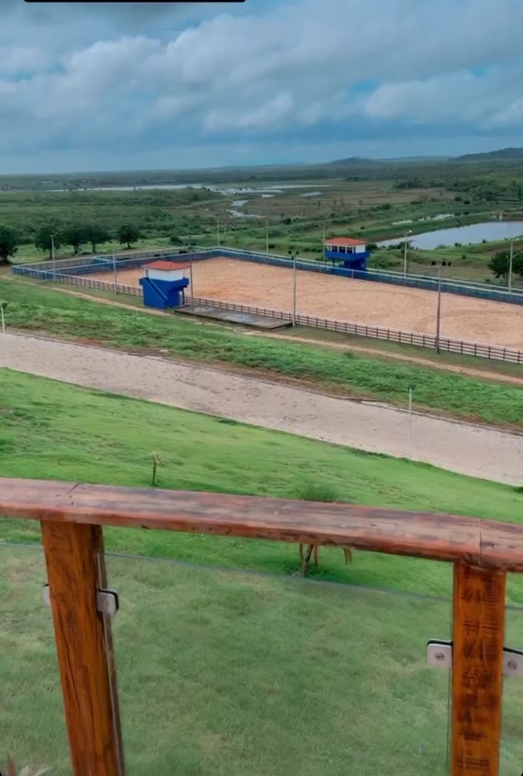 Vista da fazenda do famoso - Foto Reprodução instagram