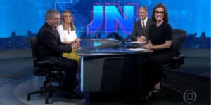 Âncora do Jornal Nacional teve atrito na Globo com jornalista (Foto: Reprodução)