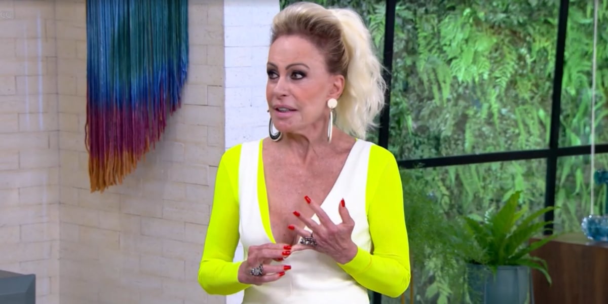 Ana Maria Braga no "Mais Você" (Foto: Reprodução/TV Globo)