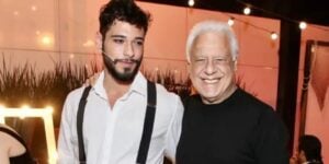 Antônio Fagundes, ex-Globo, ao lado do seu filho, Bruno Fagundes (Reprodução -  Manuela Scarpa/Brazil News)