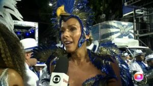 Apresentadora é destaque no Carnaval (Foto: Reprodução/TV Globo)