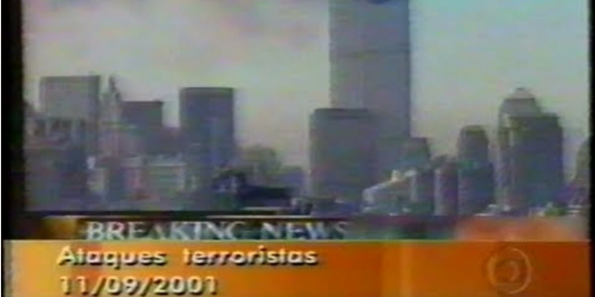 Atentado durante cobertura do "Jornal Hoje" (Foto: Reprodução/TV Globo)