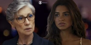 Bomba em Travessia - Cidália é mãe de Brisa? Passado da mocinha e segredo perverso da executiva vem à tona (Foto: Reprodução / Globo / Montagem TV Foco)