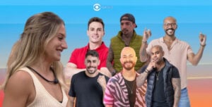 Bruna descobre quem é o brother hétero que faz a chuca no BBB23 e não consegue se controlar (Foto: Reprodução / Globoplay / Montagem TV Foco)