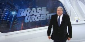 Datena ao vivo no Brasil Urgente, da Band (Foto: Reprodução)