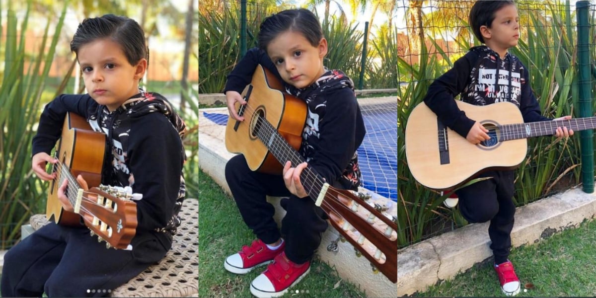 Os filhos dos sertanejos Marília Mendonça, Cristiano Araújo e Aleksandro são as crianças mais lindas e fotos provam - Foto Reprodução