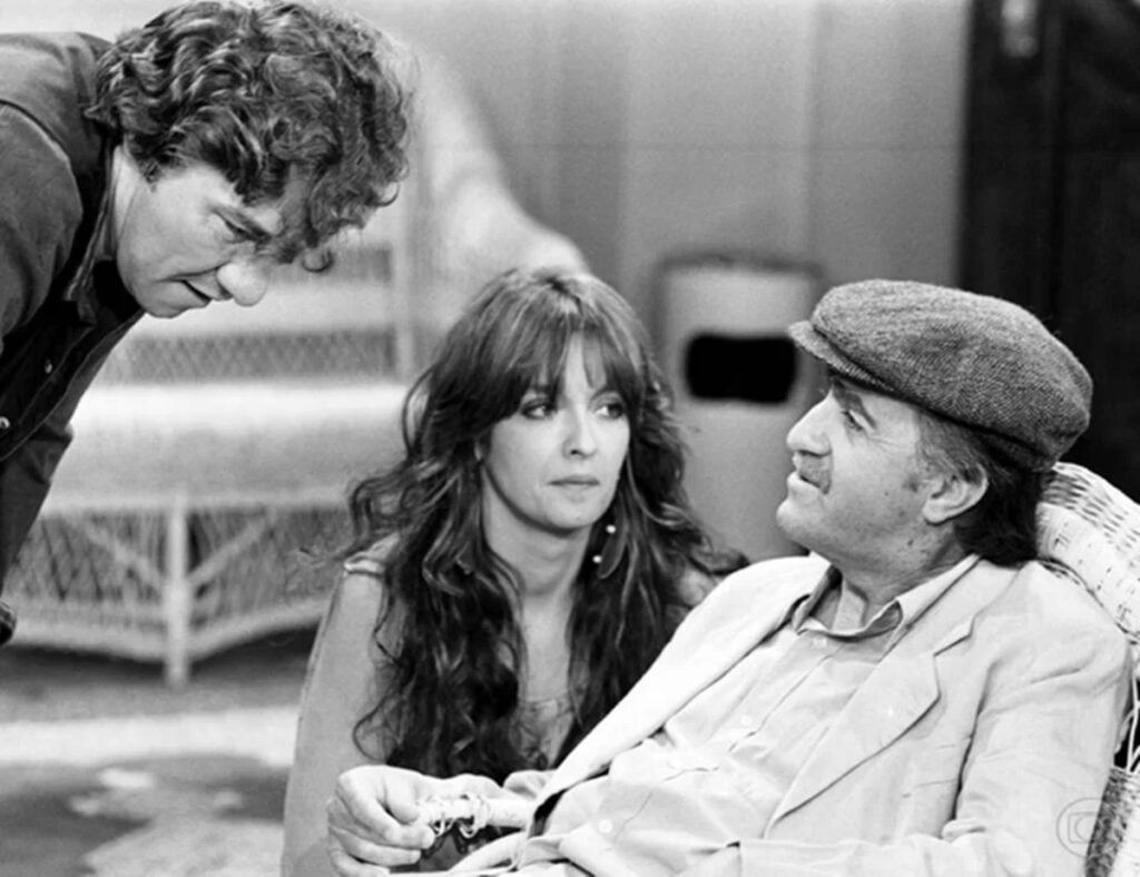 Maria Zilda em cena do filme “A Intrusa”, filme de 1979, inspirado na obra de Jorge Luís Borges (Foto Reprodução/Globo)