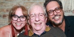 Guta Stresser, Marco Nanini e Lúcio Mauro Filho, de A Grande Família (Foto: AgNews)