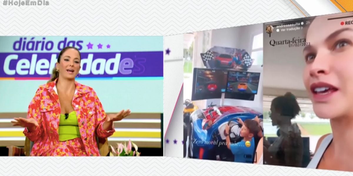 Hoje Em Dia fala sobre nova gravidez de Andressa Suita, confirma desejo de Gusttavo Lima ter uma menina e planos para novo bebê (Foto: Reprodução / Hoje Em Dia)