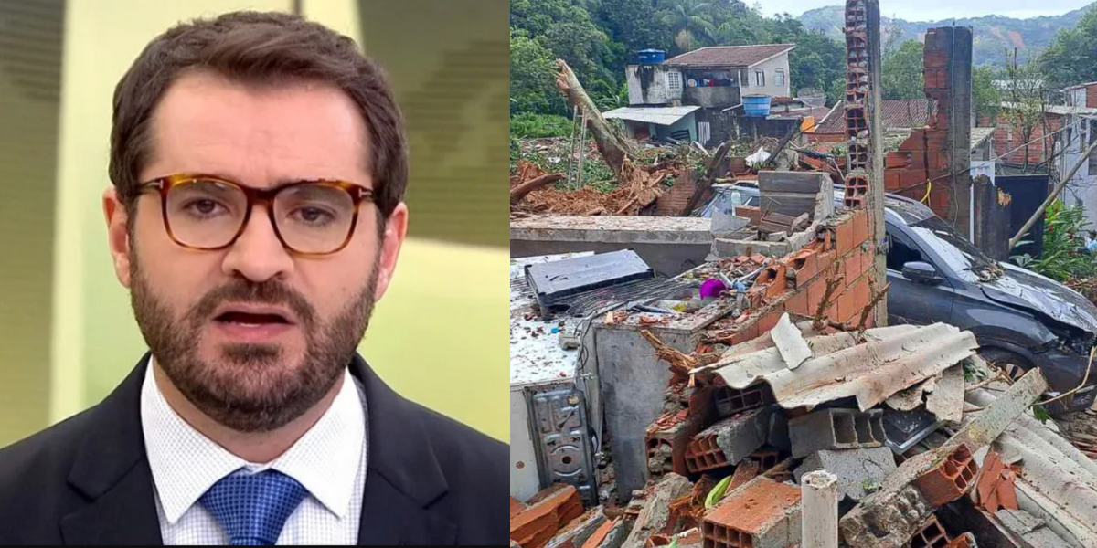 Marcelo Cosme trouxe triste notícia no Jornal Hoje (Foto: Reprodução/ Globo)
